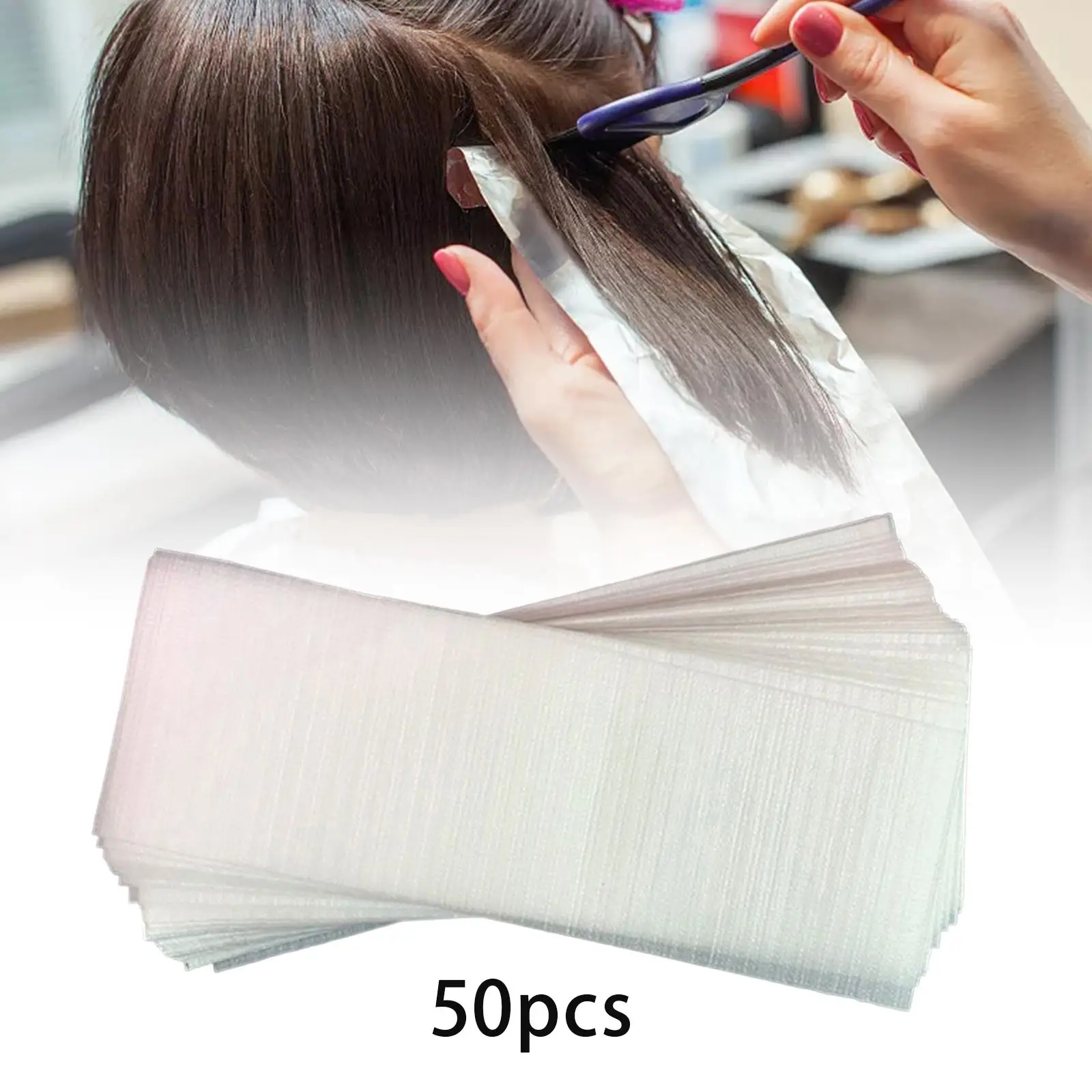 

50 Pieces Hair Dyeing Paper Hair Care Hair Coloring Barber Tissue Home DIY Hair Stylists