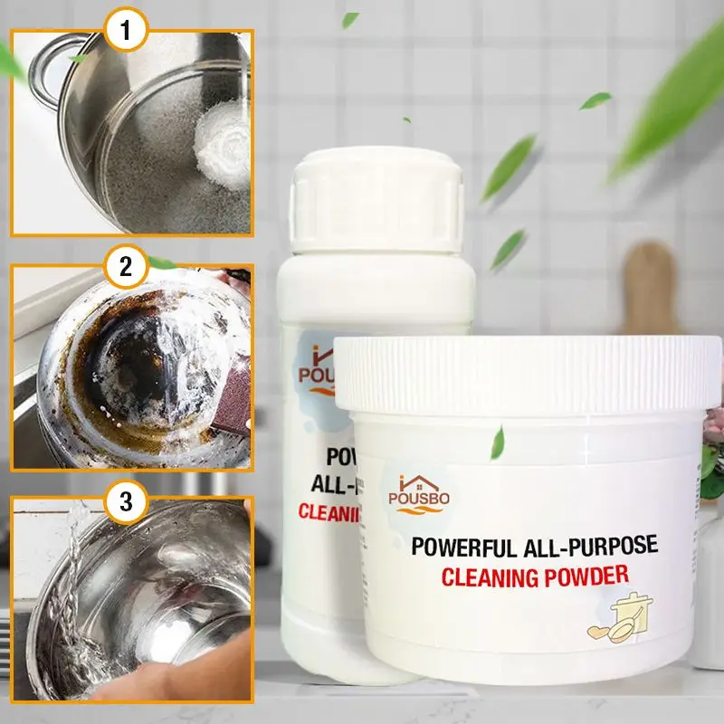 Powerful Kitchen All-Purpose Cleaning One Second Effectively Remove Kitchen Stains Cleaning Sports Shoe Whitening Powder Cleaner