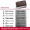 New Men Long Wallets Phone Pocket Handbags Name Engraving Card Holder Male Clutch Bag Purses Big Capacity Quality Men's Wallet 6