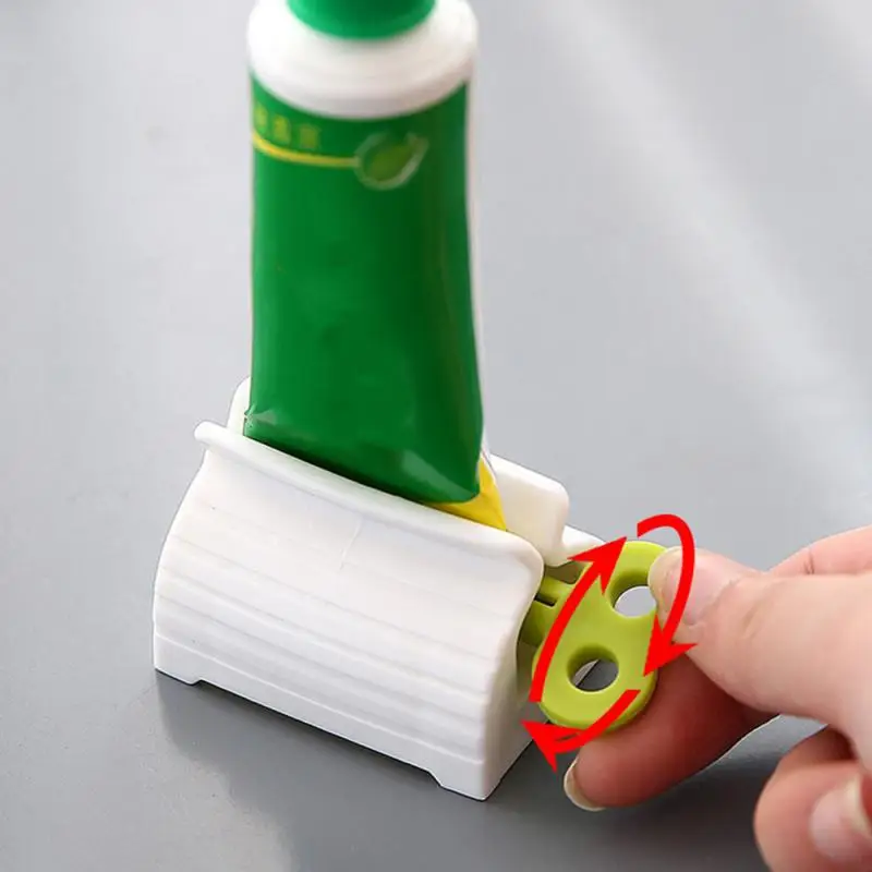 5-1PC Toothpaste Squeezer Tooth Paste Holder Oral Care Bathroom Tube Cosmetics Press Facial Cleanser Rolling Squeezing Dispenser toothpaste squeezer toothpaste dispenser