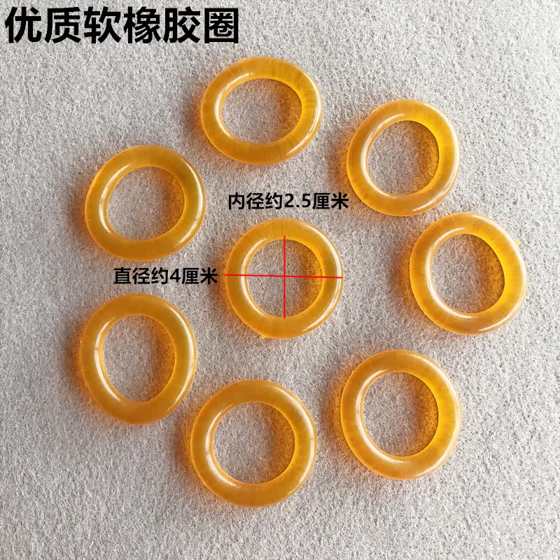 10 anelli di gomma per avvolgitore bobina macchina da cucire, diametro esterno 4 cm, accessori di ricambio per ruota di attrito