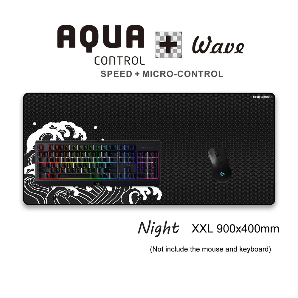 600x400x4mm XL Extended Xraypad Aqua Control 2 Gaming Mouse Pads Black Or  White Version AC2 Desk Mat Locking Edge for CS GO LOL - AliExpress