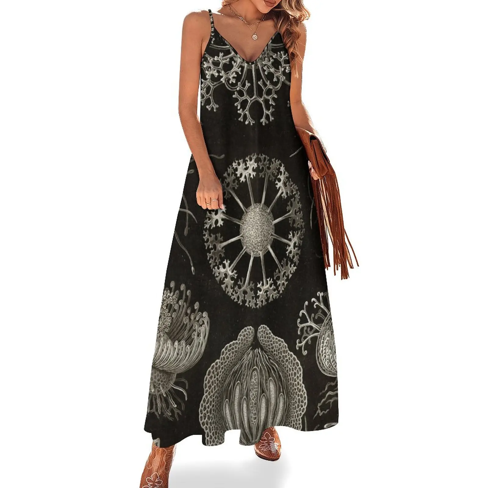 

Ascomycetes - Ernst Haeckel Sleeveless Dress sexy dress prom dresses