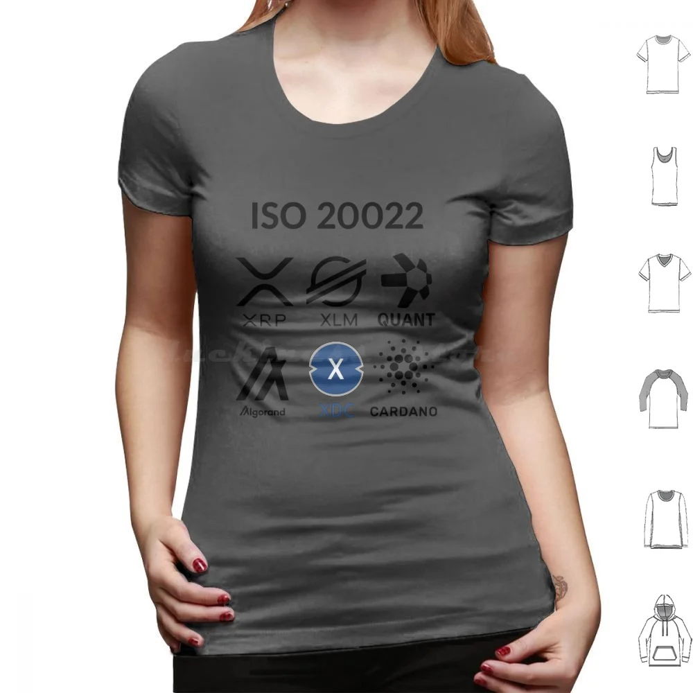 アーキテクチャコード 2.0 Tシャツ ISO 20022 quant xrp xlm xdc ada algo Tシャツ6xlコットン