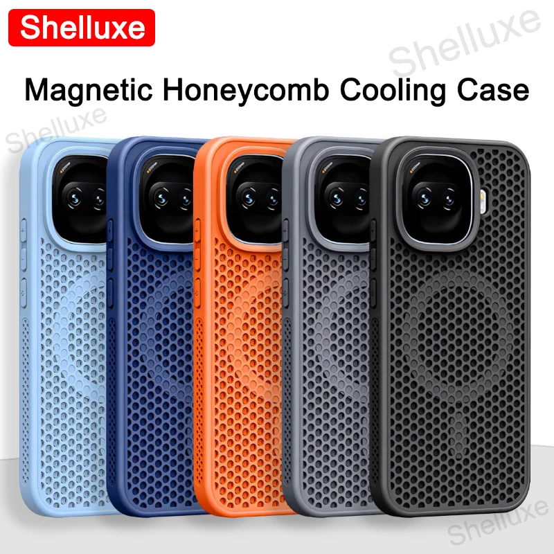 Z11Turbo Magnetic Cooling Breathable Mesh Hard Phone Case by Shelluxe