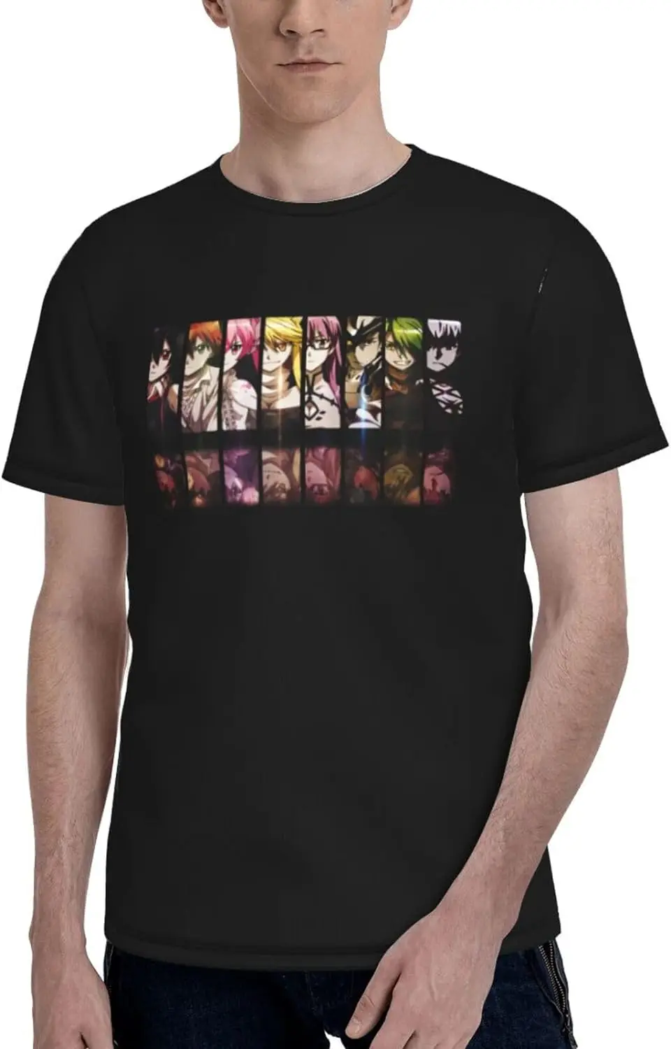 

Anime Akame Ga Kill Shirt Short Sleeve Cosplay T-Shirts Crew Neck 3D Printed Top