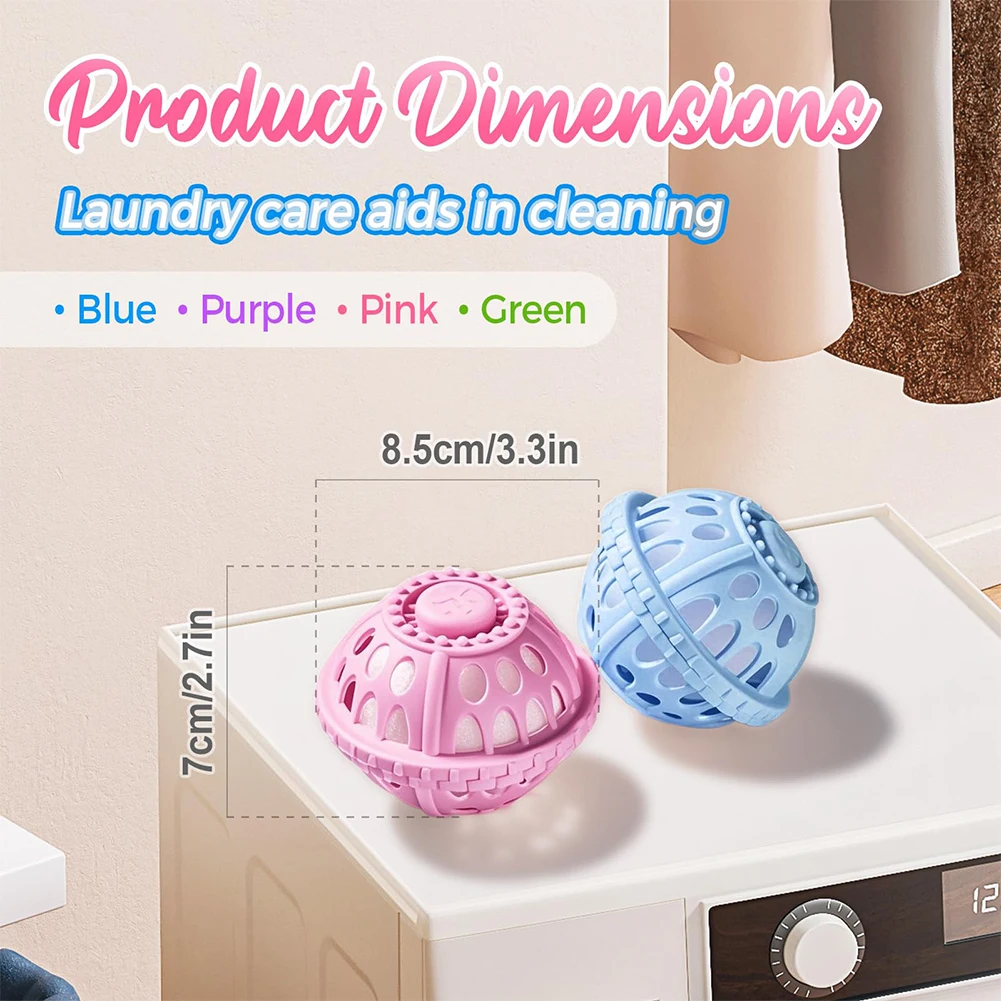 Pet Hair Catcher Ball Reusable Washing Machine Cleaning Ball Wear Resist Magic Laundry Balls Cleaning Supplies