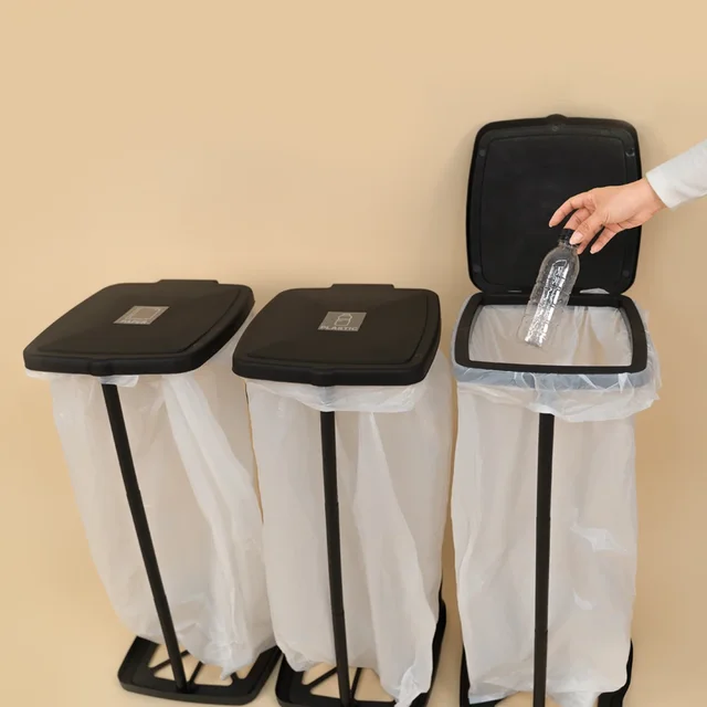 Frame mobile separation box, garbage bin, large capacity separation collect box 48L for recycling separation 3