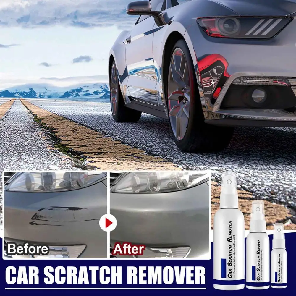 Long-lasting Scratch Cream Eco-friendly Car Scratch Repair Spray with Fast Acting Coating Easy-to-use Remover for Quick