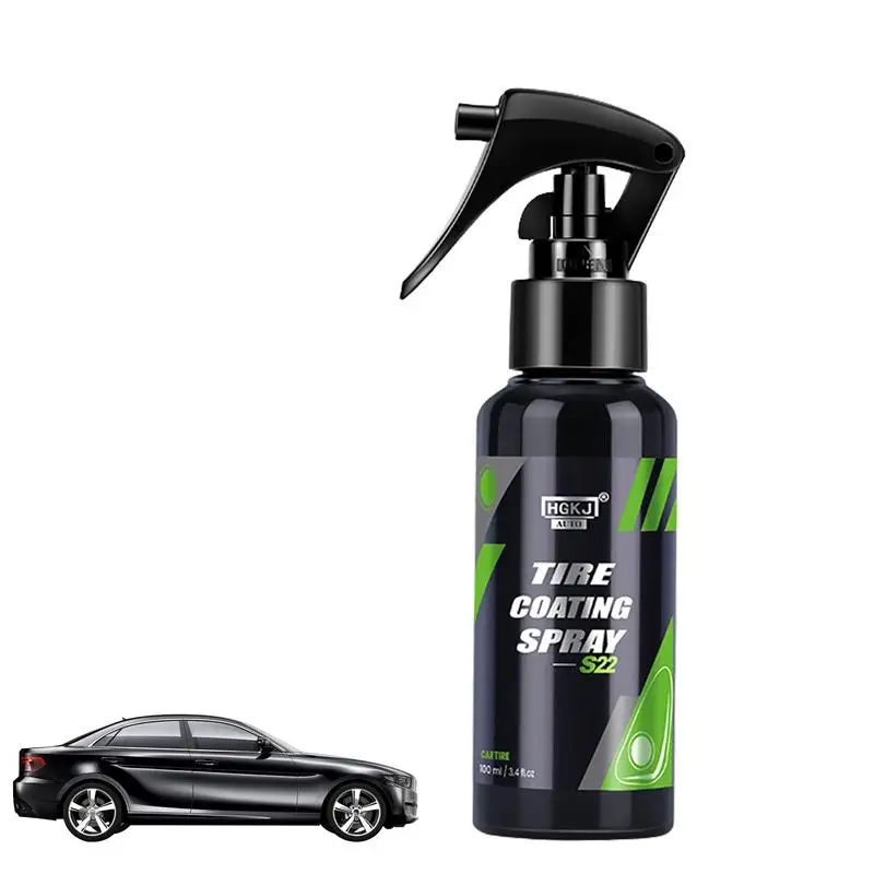 

Spray Shine For Cars Tire Shine Spray Kit For Deep Black Wet Shine On Tires Coating Highly Concentrated For Vehicle Paint