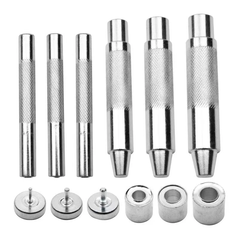 50set Metal Eyelet Silver Colors Grommets With Eyelet Punch Die Tool Set For DIY Leathercraft Clothing Shoes Belt Accessories eyelet punch tool set,eyelet grommet ring,eyelet grommet ring kit,grommet eyelet kit,grommet punch tool,grommet tool kit,grommet tool,eyelet grommet dies