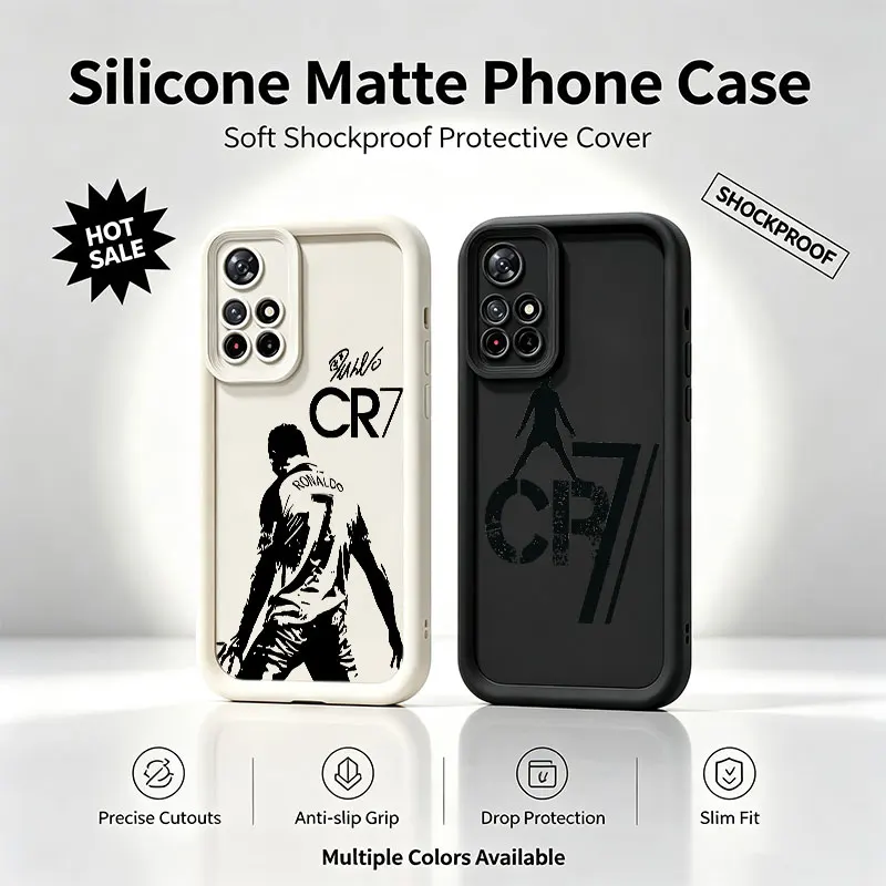 CR7 Ronaldo Shockproof Football Star Phone Case Cover