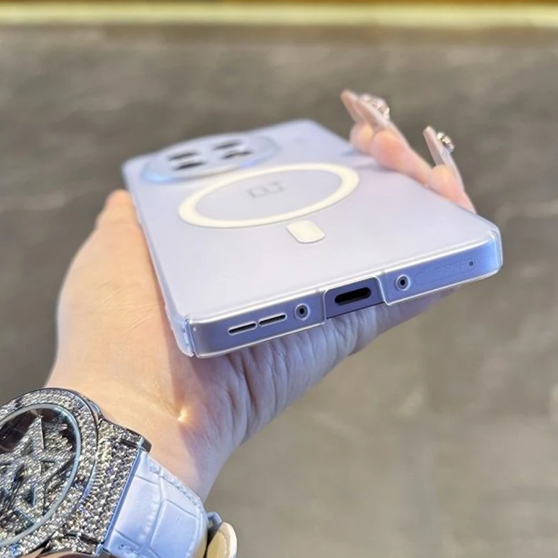 Magnetic Ultra Thin Translucent Shockproof Case with Matte Finish