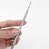 Nail Circle Beveled Head Stainless Steel Cuticle Pusher Nail Art Sanding Tablet Manicure Sticks Tool for Salon Nails Accessories 5