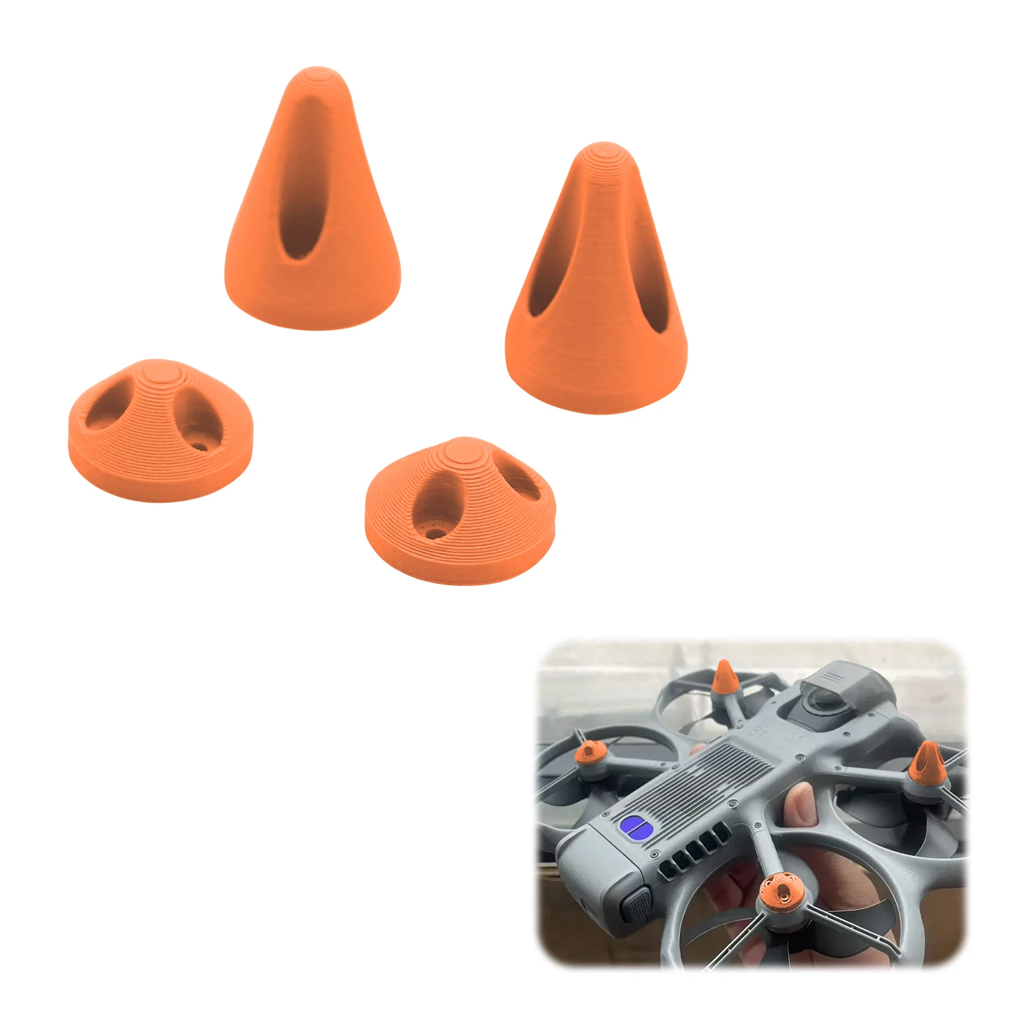 DJI Avata 2와 호환되는 랜딩 기어 피트, TPU 360도 보호, 비행 및 충..