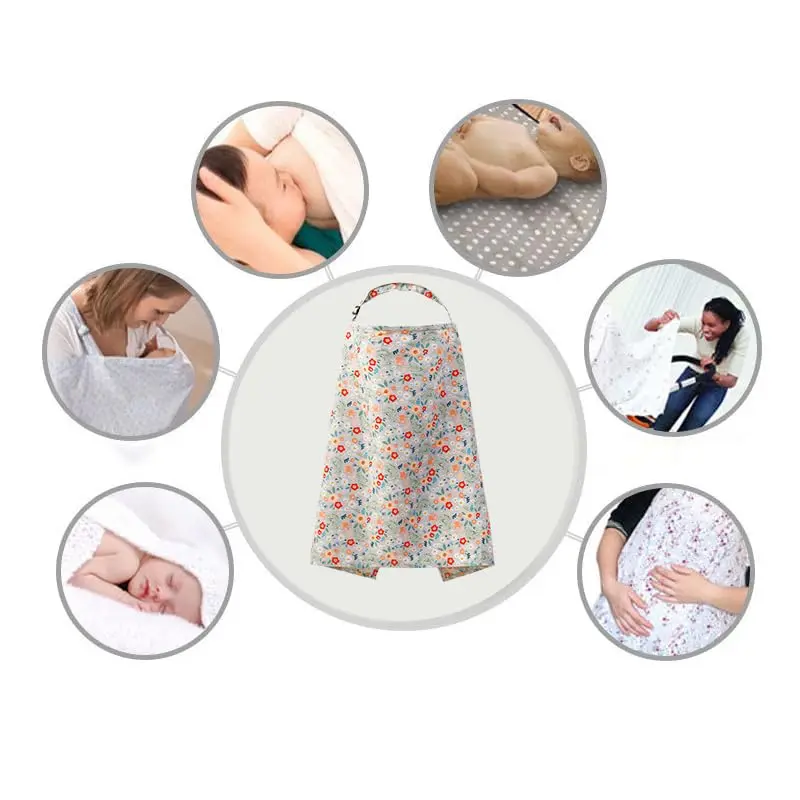 Nursing Cover for Breastfeeding Soft Apron for Infants Babies Mother Outdoor Spring Summer