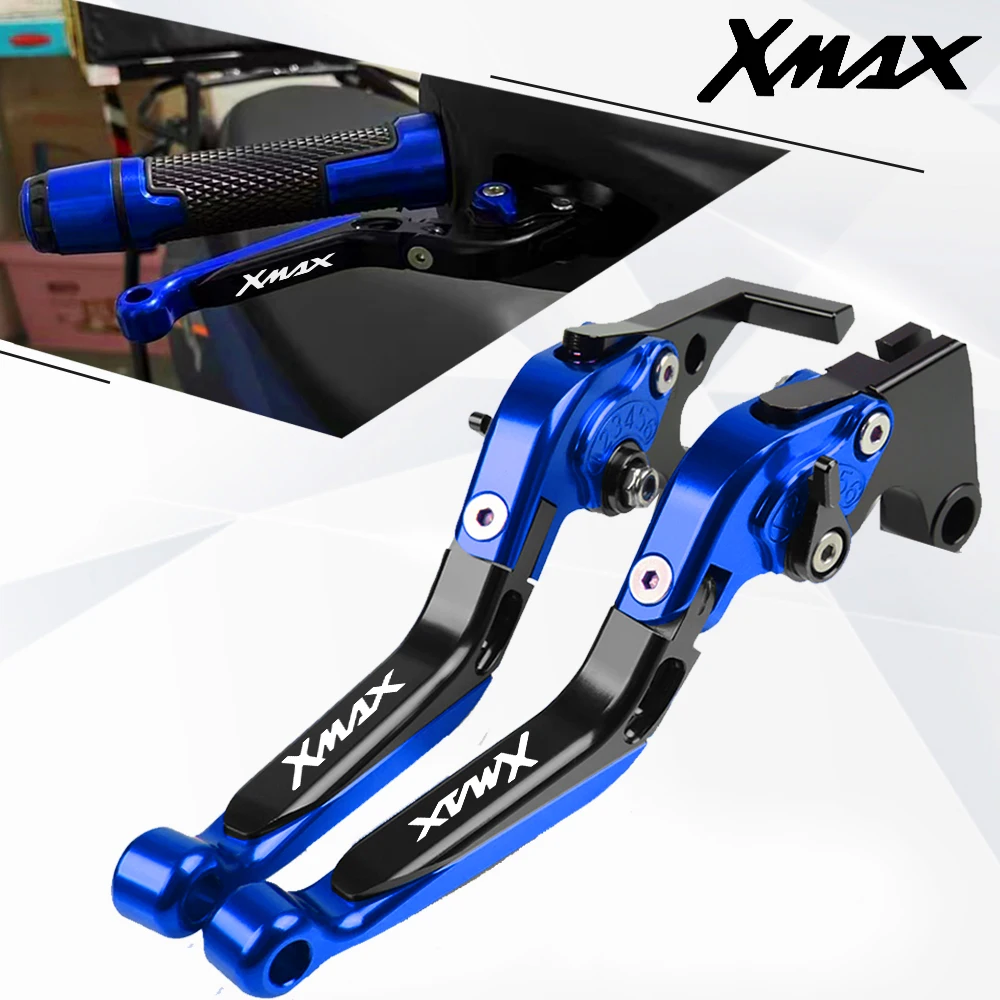 

For YAMAHA X-MAX XMAX 125 200 250 400 X MAX125 2010 2011 2012 2013 Motorcycle CNC Adjustable Brake Clutch Levers Handlebar grips