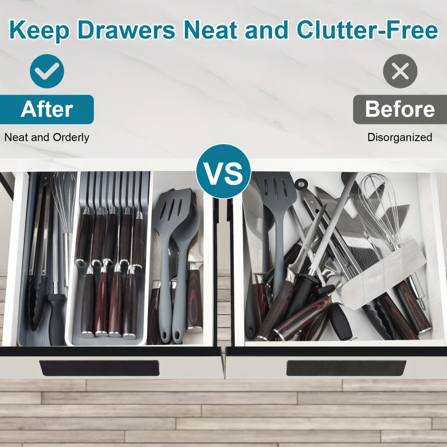 Expandable Tool Box, Kitchen Box, Cutlery Tray, Kitchen Accessories, And Organization