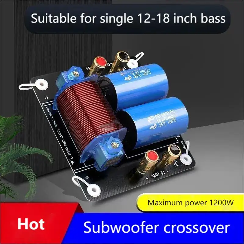 B-967 Single Double 15 Inch/18 Inch Subwoofer Stage Speaker Frequency Divider Full Frequency Speaker Crossover 2600W