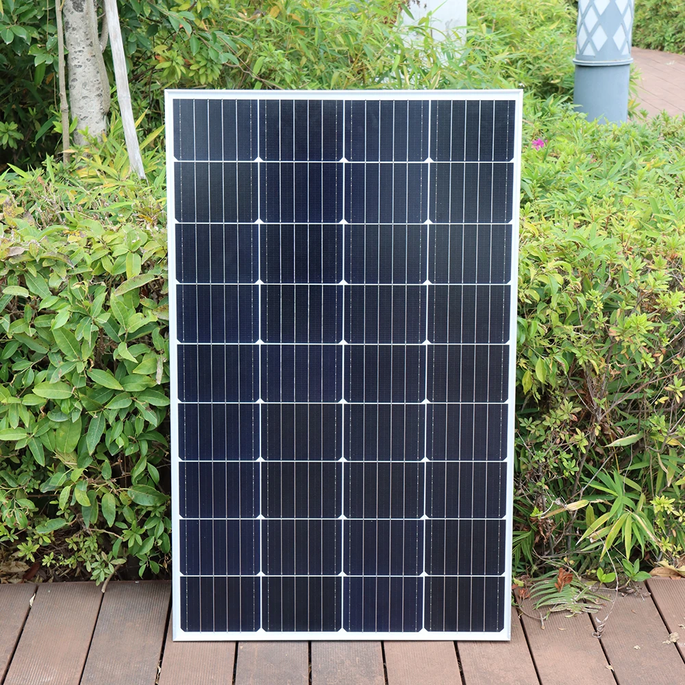 200W Glass Solar Panel and 150W Rigid Photovoltaic System for Balcony Home charging battery Outdoor power supply