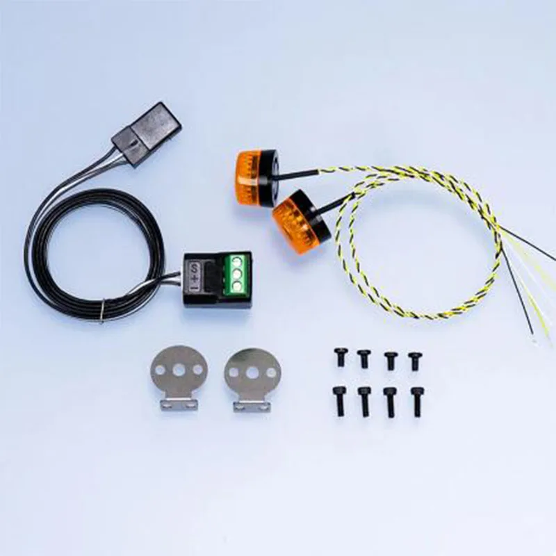 Feu LED Rotatif Avertisseur Pour Camion RC Tamiya 1/14 – Compatible Scania, Benz, Volvo