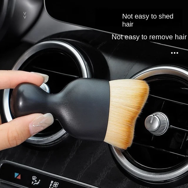 4PCS Car Cleaning Soft Brush Cleaning Brush Auto Interior Air Shell Auto  Crevice Dust Removal Brush for Car Cleaning Accessories - AliExpress