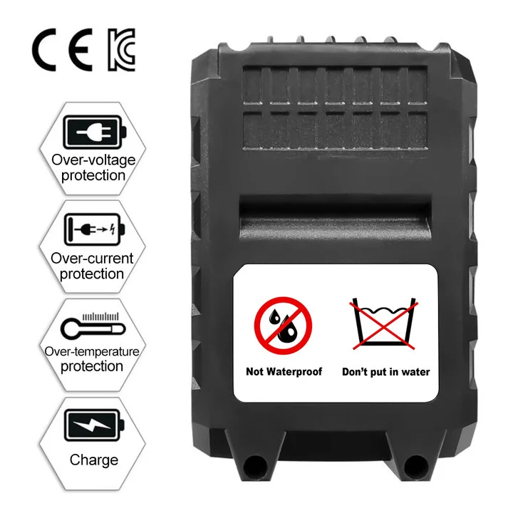 Car Washer High Pressure Car Water Gun Replacement Li-Ion Battery Spare 18V-21V For Blower Power Wireless