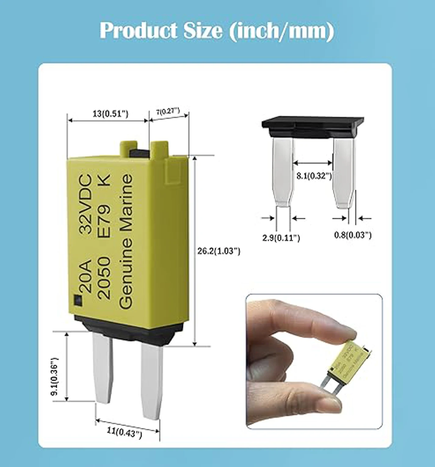 Fusible De Disyuntor Hoja Maxi 10a Automoción | Meses Sin Interés