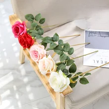Flower Home Decoration Accessories Decor Orchid Flower Artificial Small Rose Bonsai Creative Indoor Artificial Plant