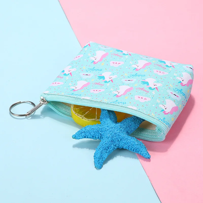 

Cute Wallet Cartoon Unicorn Children's Small Bag Key Coin Bag