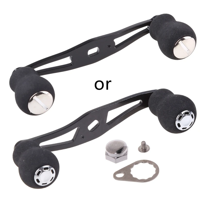 

Рыболовная ручка Катушка с двойной ручкой Сменный аксессуар для приманки из алюминиевого сплава N58B