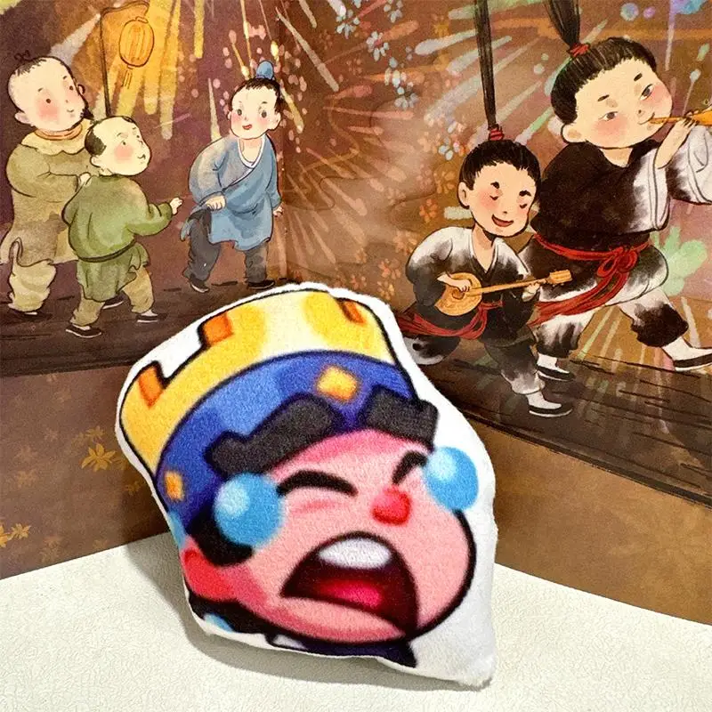 10cm Little Prince Crying Voice Cotton Pendant COS Game Clash Royale Keychain Doll Handmade Customize Production Kids Gift Toys view 4