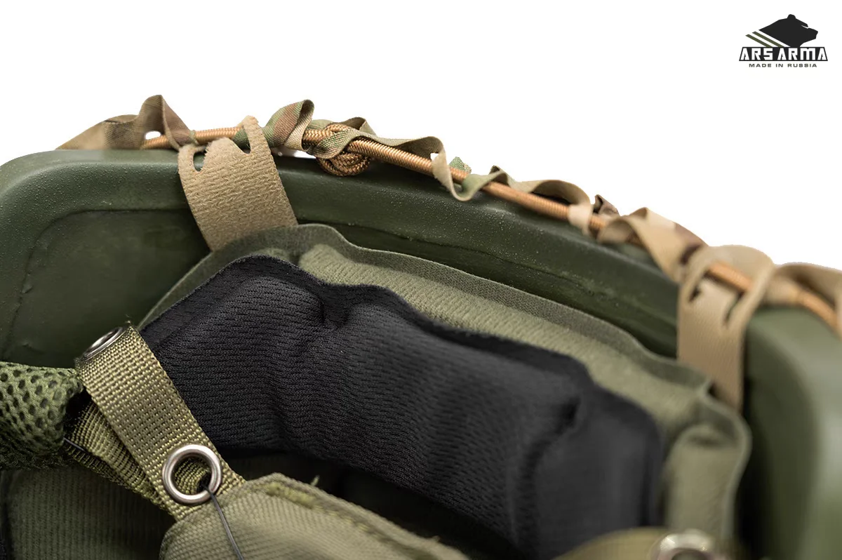 A-23 List Helm Camouflage Cover Outdoor taktische Helme Universaltuch – Detail 3