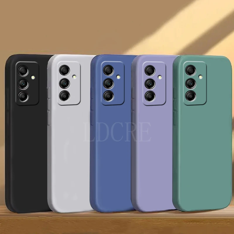 Per Samsung Galaxy A14 Custodia Cover Samsung A14 Capas Silicone Liquido Soft Tpu Cover Samsung A14 A34 A54 5G A24 A15 A05S A05 Funda
