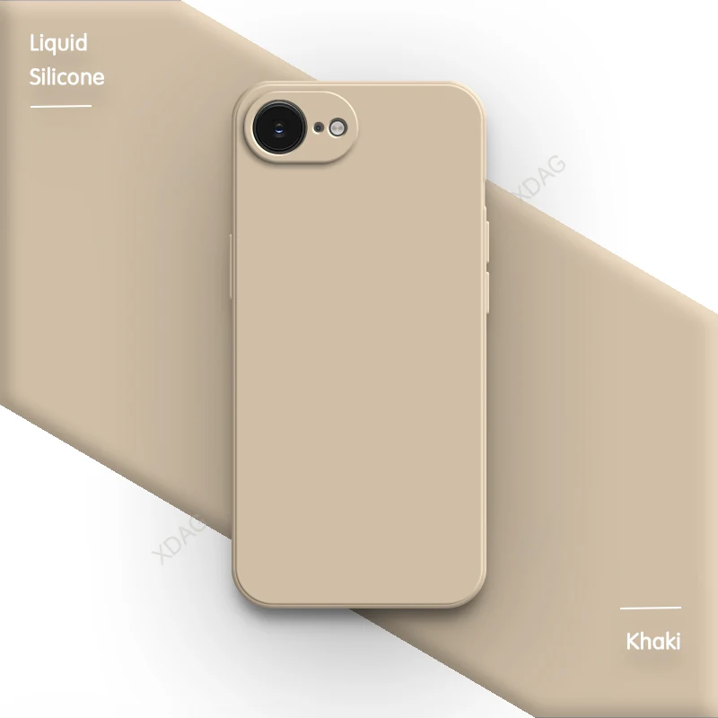 Sleek Silicone Back Cover - Classic Straight Edge Design