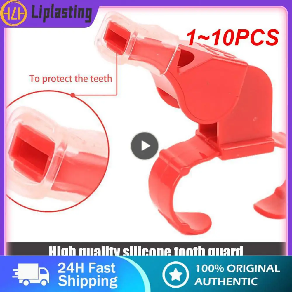 

1~10PCS Black Plastic Pealess Finger Grip Sports Skate Soccer Football Referee Mouth Whistle Grip Whistle For Referees And