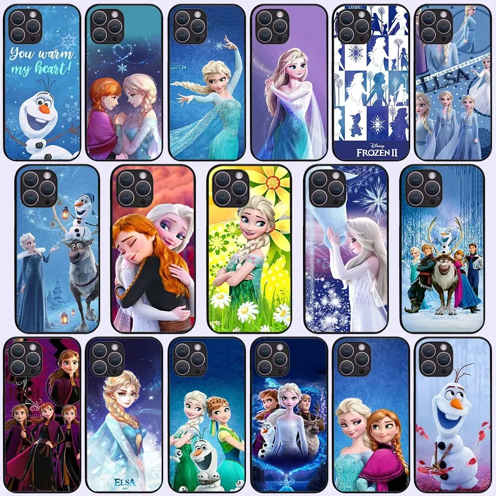 Kp-31 Frozen Elsa Custodia Morbida In Silicone Per Xiaomi Mi 9T 10 10S 10T 11 11I 12 A2 A3 Poco M3 Lite Pro