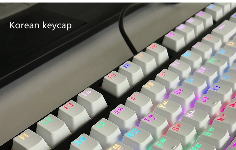Perfil OEM, ABS Keycap, Personalizado, DIY, Russo,