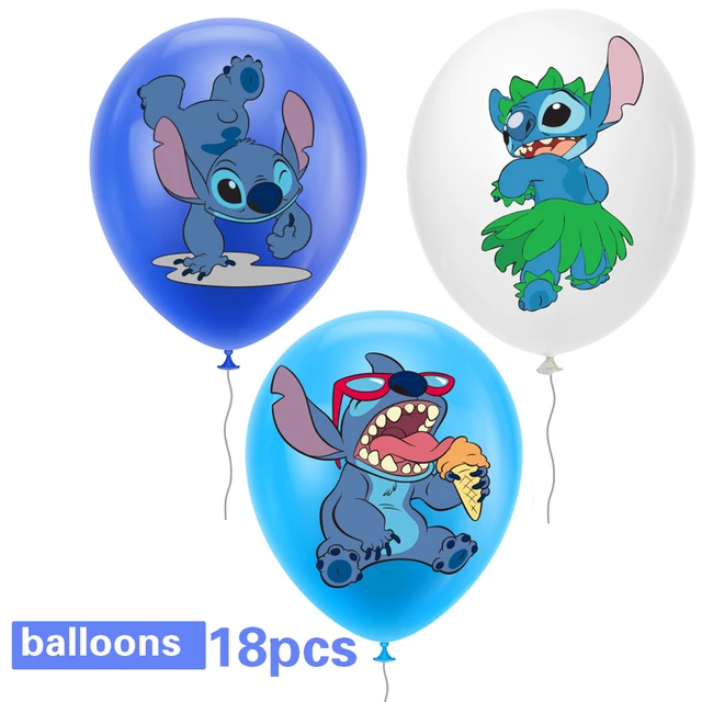 Ballons en latex CAN o & Stitch pour enfants, décoration de fête d' anniversaire, fournitures de fête préChristophe, ensemble de 18 pièces, 12  po - AliExpress