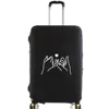 Unisex Luggage Cover 18-28 Inch Fashion White Picture Series Pattern Trolley Suitcase Elastic Dust Bags Case Travel Accessories 2