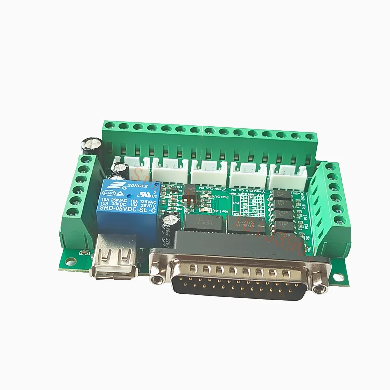 5 Axis CNC Breakout Board MACH3 Stepper Motor Driver - PCF Electronics