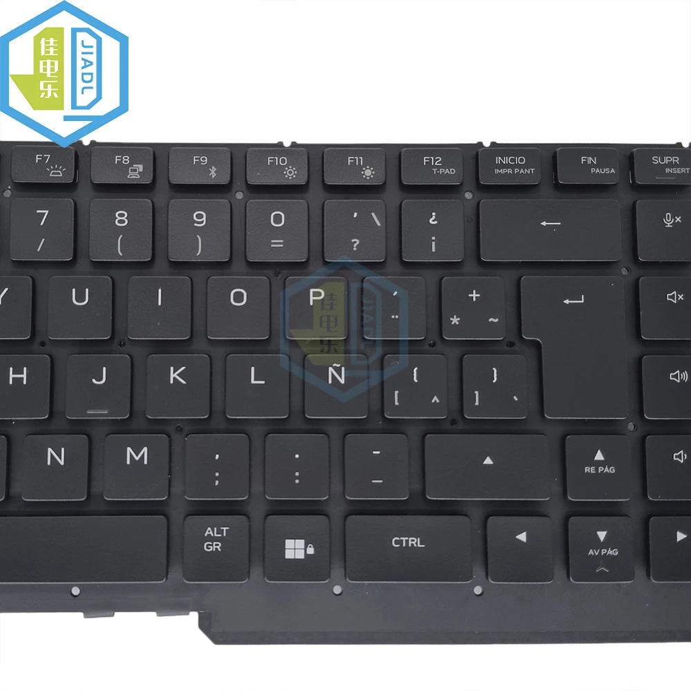 Teclado Retroiluminado Rgb Latino para Dell Alienware M15 Edição Ryzen r5 M15 r5 r6 038c17 38c17 Teclados Espanhóis Retroiluminação Colorida - Imagem 3