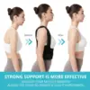 Back Brace Posture Corrector for Women and Men, Shoulder Straightener, Adjustable Full Back Support, Upper and Lower Back  Brace 3