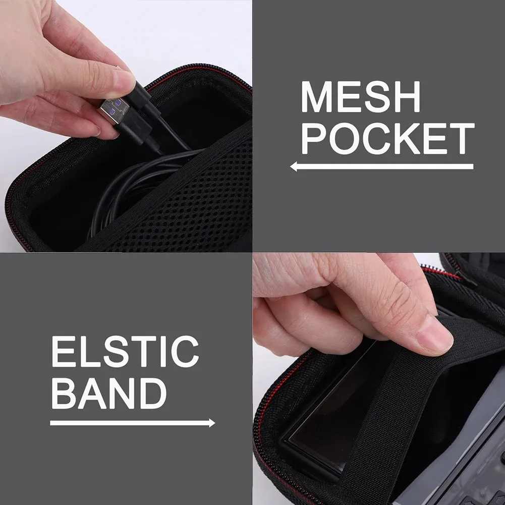 휴대용 게임 콘솔 케이스 가방 운반 케이스 커버 Anbernic RG35XX RG353V RG353VS 휴대용 하드 여행 가방 게임 액세서리