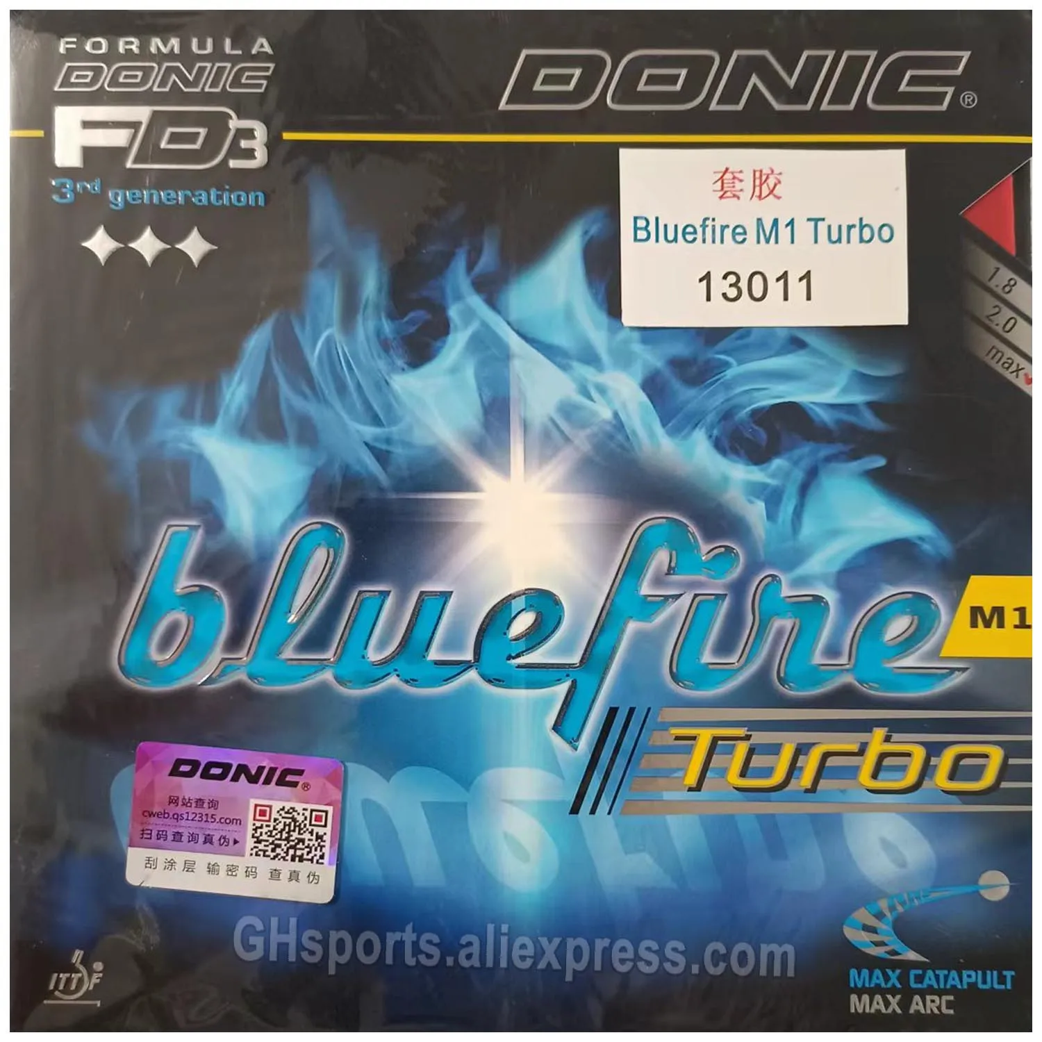 OriginalDonicBluefireM1Turbo13011tabletennisrubbertabletennis