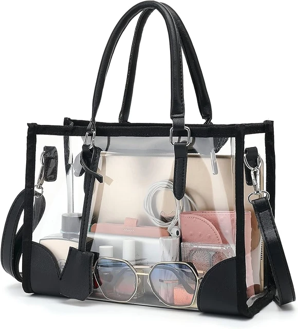 Pro LV Crossbody Clear Purse, Stadium Approved Bag