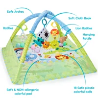 Cadre de Fitness multifonctionnel pour bébé, tapis de jeu pour bébé, couverture de jeu rampant, support de Fitness pour nouveau-né, tapis pour tout-petits, jouets pour bébé, cadeau 1