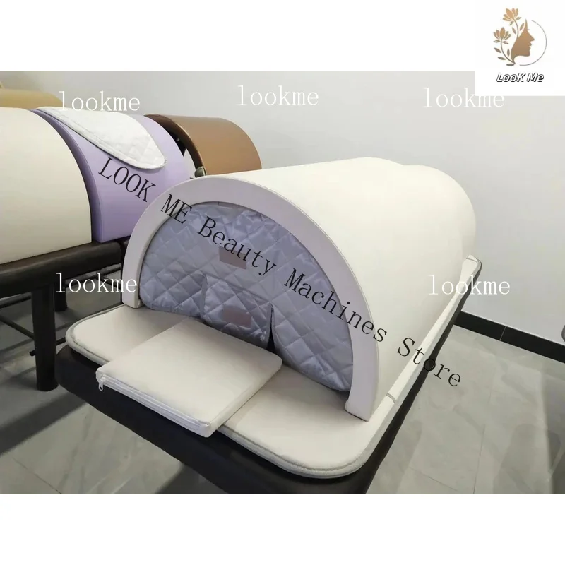 2025Newest far infrared body slimming sauna bed tourmaline therapy heated detox sauna bed 3