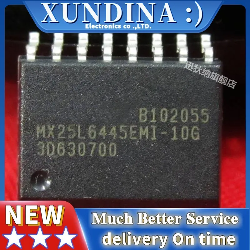 

10 шт./лот MX25L6445 MX25L6445EMI-10G SOP16 Новый и оригинальный IC