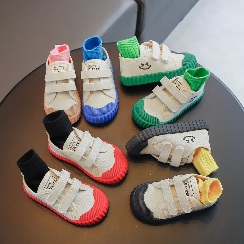 

Kids Shoes Canvas Casual Infant Baby Children Girls Boys Shoes Candy Color Soft Bottom Comfortable Non-Slip